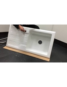 Kitchen Sink "Knock Out Tap Hole " Service Enable Drainer Handing 2