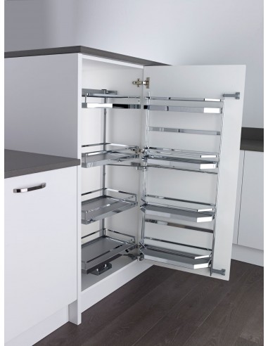 600mm Tandem Larder Kessebohmer Style Baskets 1100mm High 