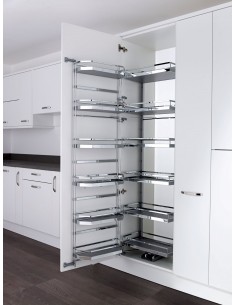 600mm Kessebohmer Tandem Larder Kitchen Tall Storage Arena Style 1700 KASTLF600SC 2