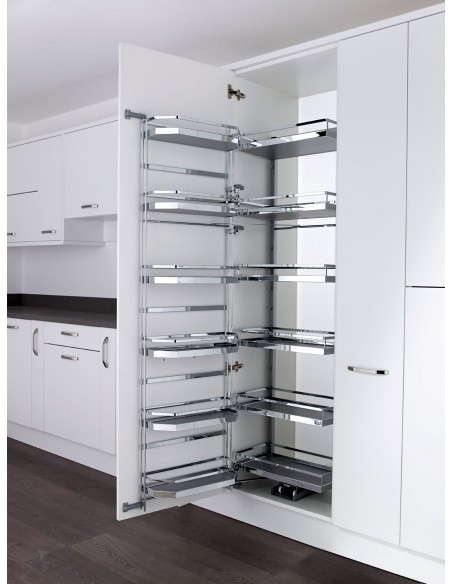 600mm Kessebohmer Tandem Larder Kitchen Tall Storage Arena Style 1700 KASTLF600SC