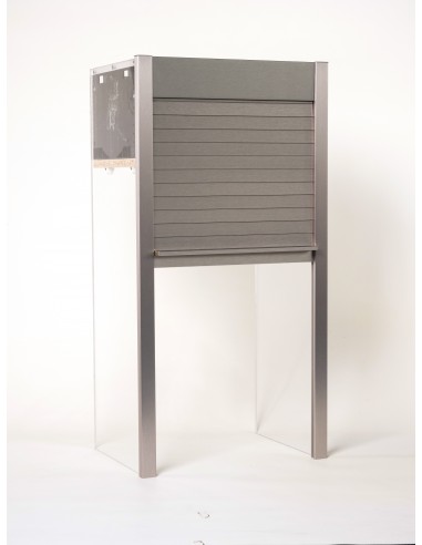 Tambour Door Kit 1450x800mm Stainless Steel Vertical Roller Shutter TMBF80