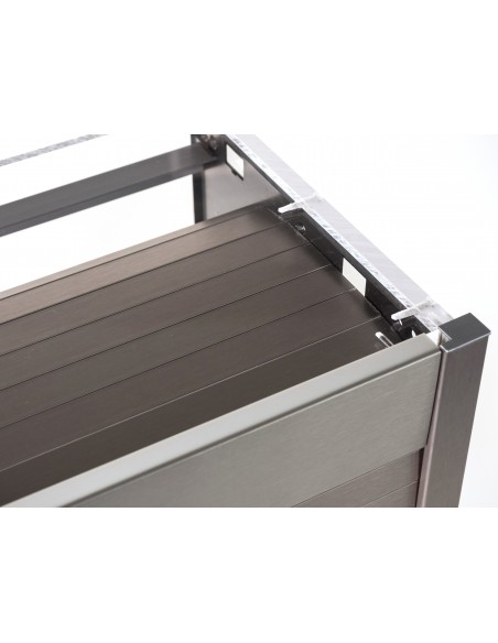 Tambour Door Kit 1450x800mm Stainless Steel Vertical Roller Shutter TMBF80