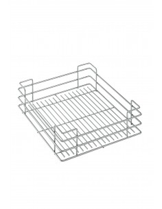 Sige 600mm Tall Larder Kitchen Pull-Out 1880-2175mm Silver Baskets LF600SC 2