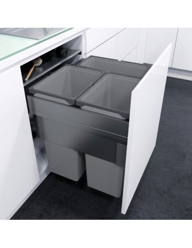 600mm VS Envi Space XX Pro Kitchen Waste Bin 85L 476 Depth Vauth-Sagel 50344314