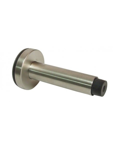 Door Stop Stainless Steel & rubber Stopper 96 x 50mm