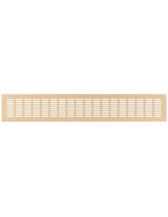 Ventilation Grill 480 x 80mm Bronze, Recess Mount