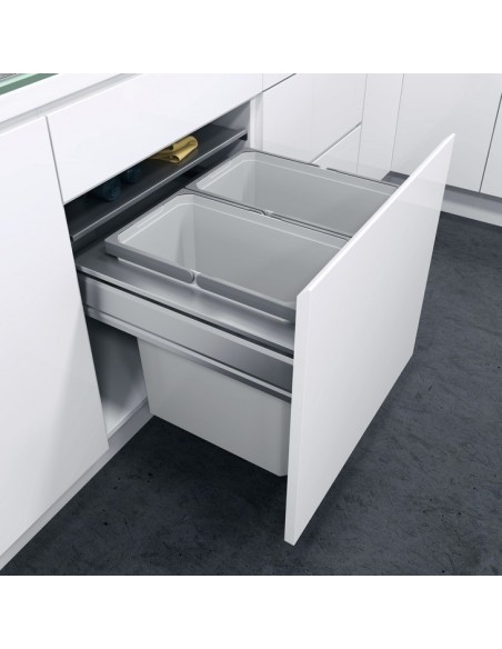 600mm Vauth Sagel Waste Bin Envi Fit 56L Kitchen Door Fix 50317555