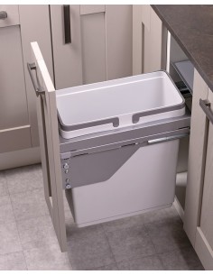 300mm Ace Kitchen Waste Bin Single Recycling Container 36L Soft-close BIN300A 2