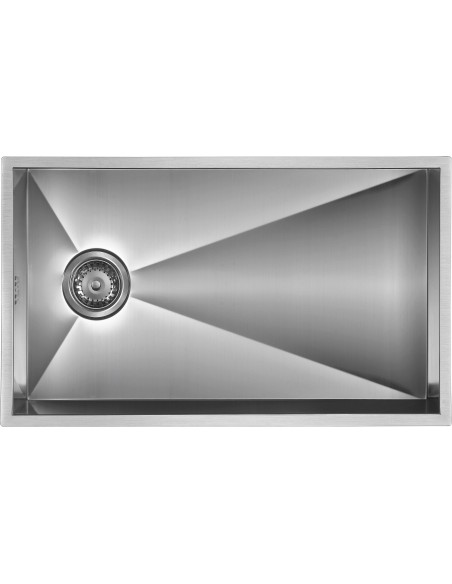 Zen 15 700U OSW Modern Square Kitchen Sink 1.0 Bowl Flush/UndermountZU/70/U15/S/OSW/67