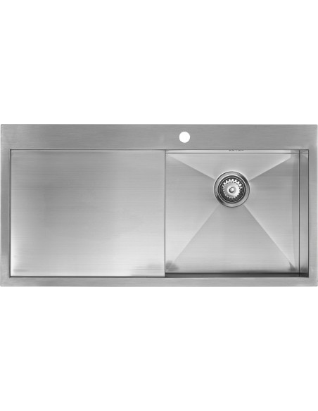 ZENUNO 5I-F Kitchen Sink 1.0 Bowl 1.5mm Stainless Steel 1810 SALE Sink ZU/5/IF/S/BBR/026