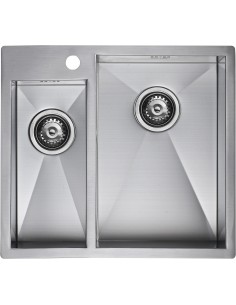 ZENDUO 180/310 I-F 1.5 Bowl Kitchen Sink Inset / Undermount Stainless 2