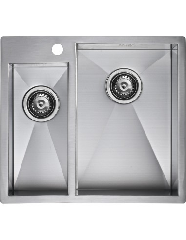 ZENDUO 180/310 I-F 1.5 Bowl Kitchen Sink Inset / Undermount Stainless