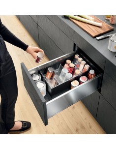Blum Orga/Ambia-Line Spice Holder Drawer Storage Grey 2