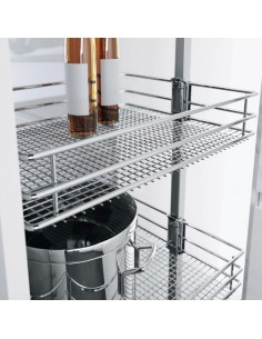 300mm Vauth-Sagel Larder Tall Kitchen 1700-1950mm Saphir Mesh Pull-Out 54749504 2