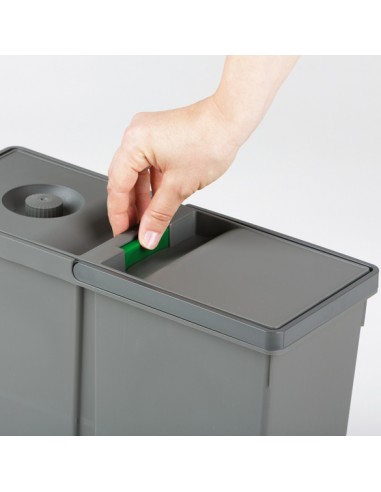 700/800mm Legrabox Kitchen Waste Drawer Bin 38L Gollinucci Triple Tubs 9XL/800-GY