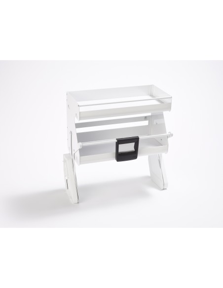 500mm Kessebohmer iMove Double Kitchen Wall Pull-Down Grey Softclosing KIMOVE500DG