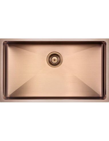 Zenuno15 700U Copper  Kitchen Sink Waste Large PVD 1.0 1810 Company ZU/70/U15/COP/604