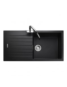 Rangemaster Andesite Kitchen Sink AND1051 1.0 Bowl Black Ash 2