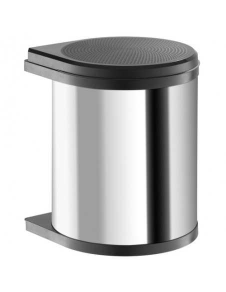 Hailo Mono Waste Bin Kitchens 400mm Auto Lid Opening 15L 50212041 Stainless Steel  3515031