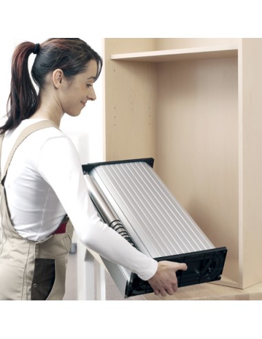 Rehau White Glass Tambour Door Kit 1500 x 900mm...