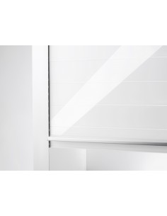 White Vetro Glass Tambour door kit, Rehau glass tambours, suits 900mm kitchen cabinets 2