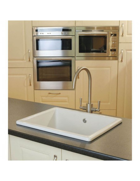 Shaws Classic Kitchen Sink 1.0 Bowl Ceramic Inset/Undermount SCIN760