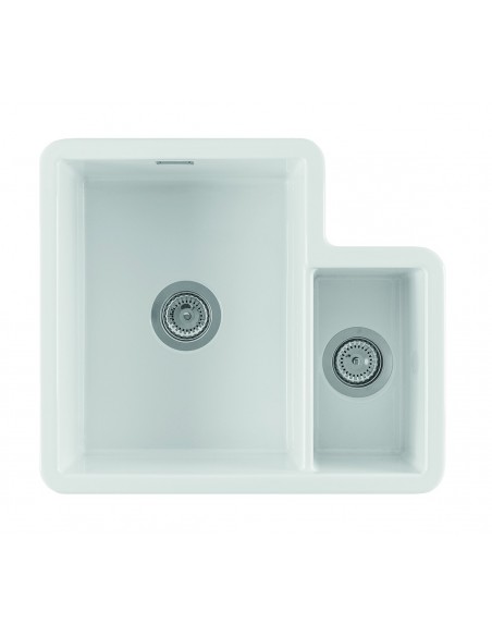 Thomas Denby Metro Ceramic 1.3 Kitchen Sink Inset Or Undermount White MET1010W