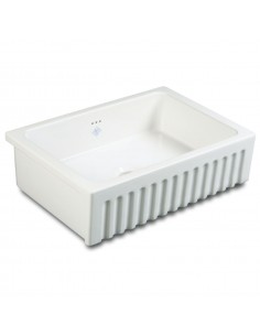 Shaws Bowland 800 Butler Apron Front Fluted Kitchen Sink Ceramic BLF5312 2