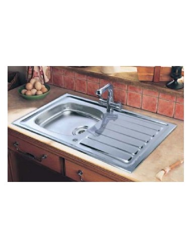 Clearwater Shallow Kitchen Sink Stainless Steel DDA Compliant 1.0 Bowl PH940/WCWO