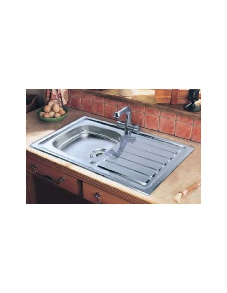 Clearwater Shallow Kitchen Sink Stainless Steel DDA Compliant 1.0 Bowl PH940/WCWO