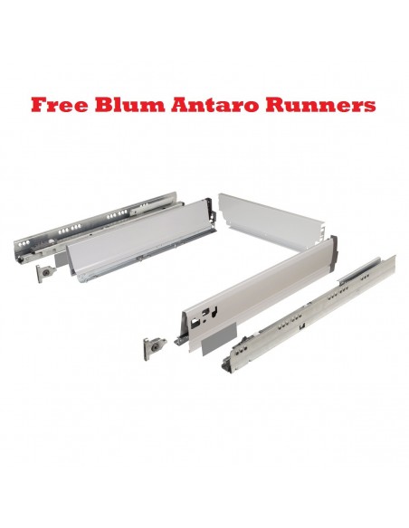 500mm Wesco Pullboy Z Waste Bin Blumotion Runners 58L Double Door Fix 827518-85