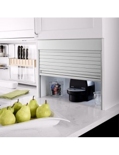 Metallic Tambour Doors Stainless Steel 1450mm x 1000mm 2