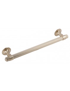 Crawford Shell Handle Champagne Golden D Door Pull 160mm Centre Ribbed 13350374