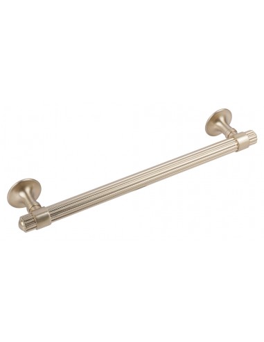 Crawford Shell Handle Champagne Golden D Door Pull 160mm Centre Ribbed 13350374