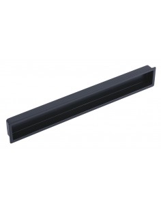 Inset Door Handle Black Matt 160mm Centres Cubic Suits Sliding Doors 15111641
