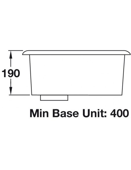 Rangemaster Atlantic Classic UB35 Stainless Steel Undermount Kitchen Sink 56564110