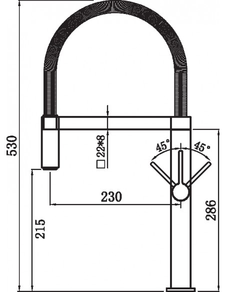 Clearwater Jovian JO2 Single Lever Tap Spring Spout Semi Professional