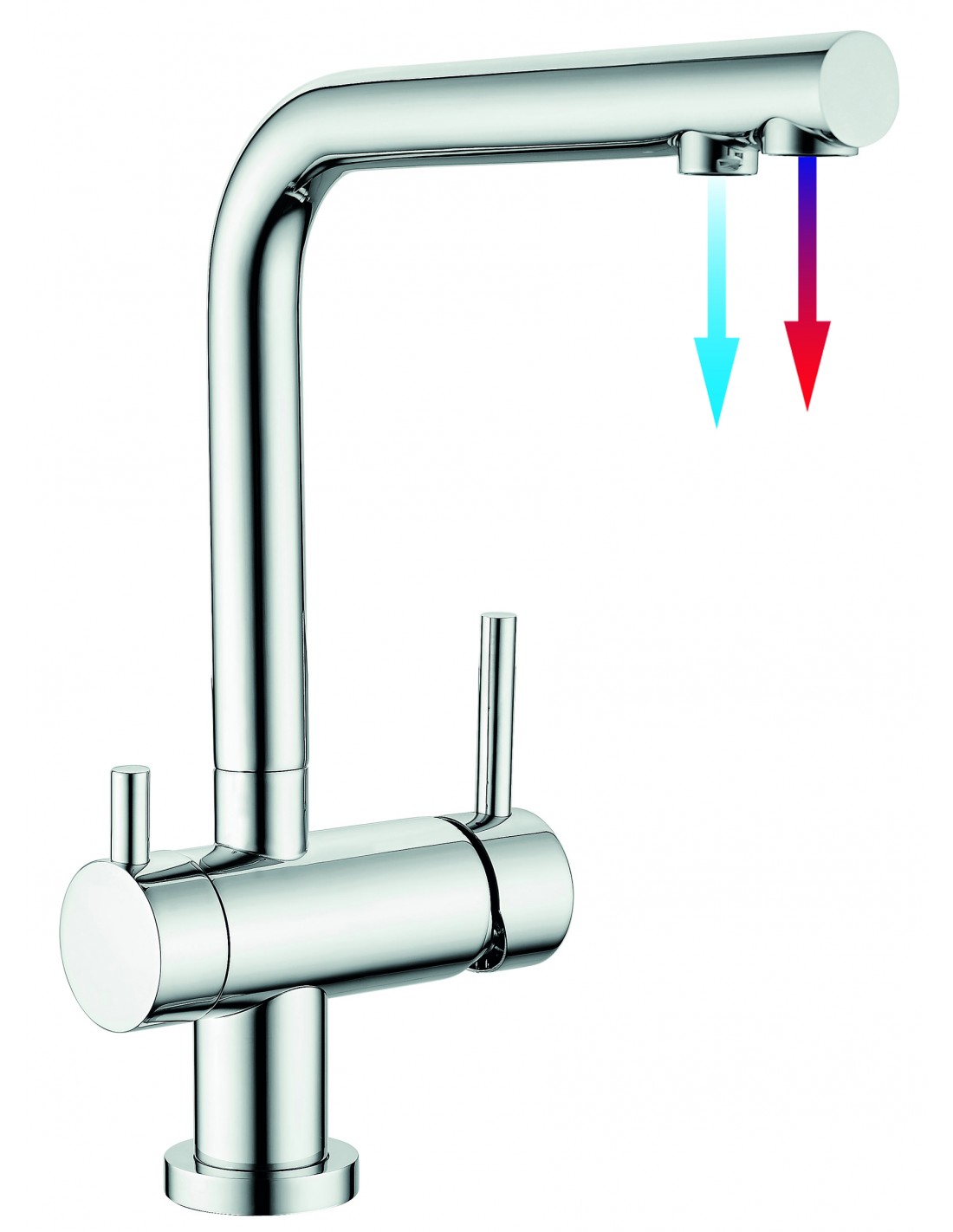 Clearwater Hydra Cold Water filter & kitchen mixer tap, all in one. HY2