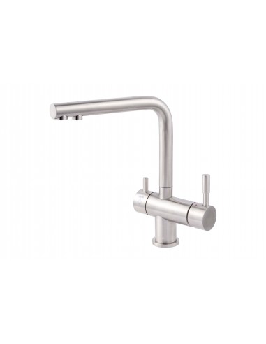 Clearwater Zuben Cold Filter Water & Mixer Tap, Solid stainless steel, Pure Flow