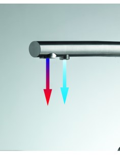 Clearwater Zuben Cold Filter Water & Mixer Tap, Solid stainless steel, Pure Flow 2