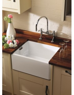 Thomas Denby Vintage 600mm Belfast Kitchen Sink Ceramic Apron Front VIN600 2