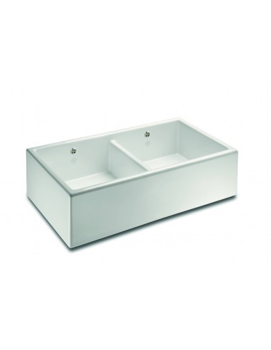 Shaws Classic Shaker 900mm Kitchen Sink White Butler Apron Ceramic SCSH900