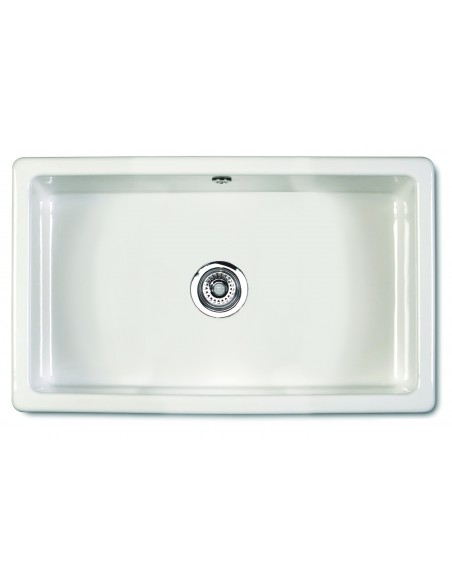 Shaws Classic Kitchen Sink 1.0 Bowl Ceramic Inset/Undermount SCIN760