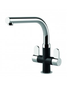 Miram Clearwater tap, Nero & Chrome