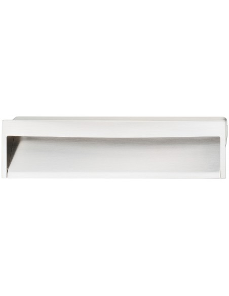 Inset Kitchen Door Handle Brushed 160mm x 173mm Letterbox + Screws