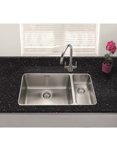 Clearwater Salsa 1.5 SA74 Undermount Kitchen Sink Stainless Steel