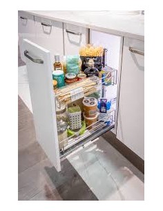 300mm Kessebohmer Kitchen Pull-Out Dispensa Classic Wire Base Storage KBP300SC