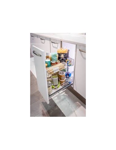 300mm Kessebohmer Kitchen Pull-Out Dispensa Classic Wire Base Storage KBP300SC