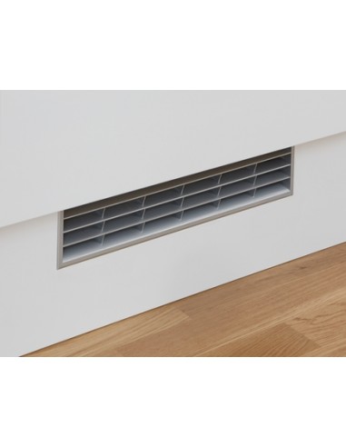 Kitchen Plinth Vent Stainless Steel Effect 367 x 79mm 200 Cm2 57179000