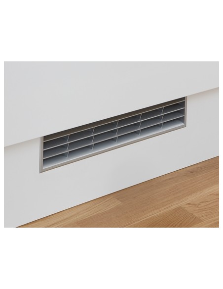 Kitchen Plinth Vent Stainless Steel Effect 367 x 79mm 200 Cm2 57179000